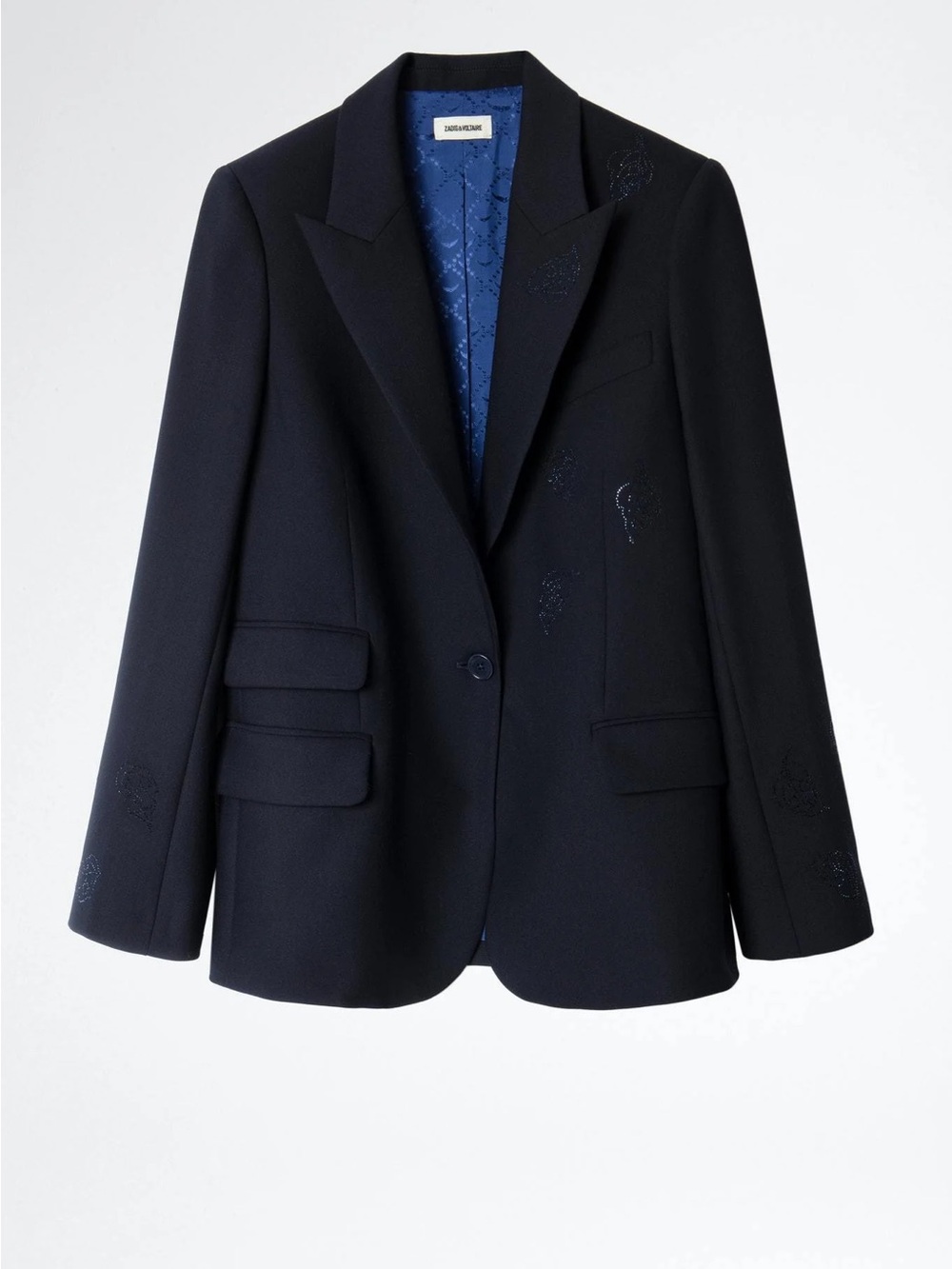 Zadig and Voltaire Venus Strass Leaf blazer